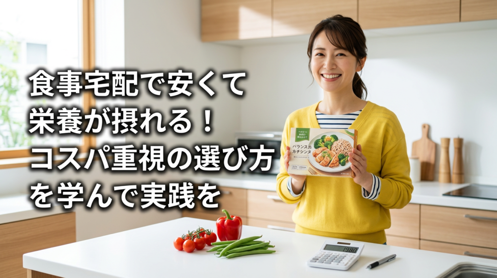 食宅で安くて栄養が摂れる！