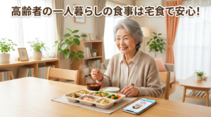 高齢者の一人暮らしの食事は宅食で安心！